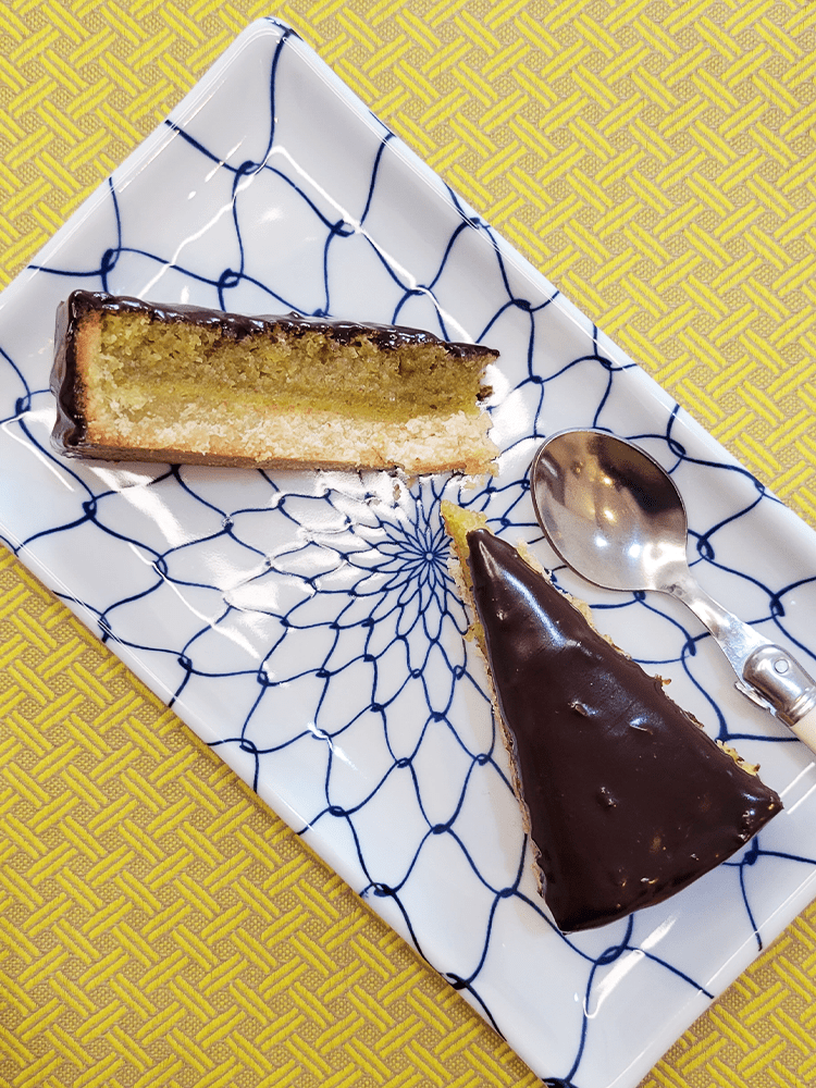 Choco-Pistachio Tart