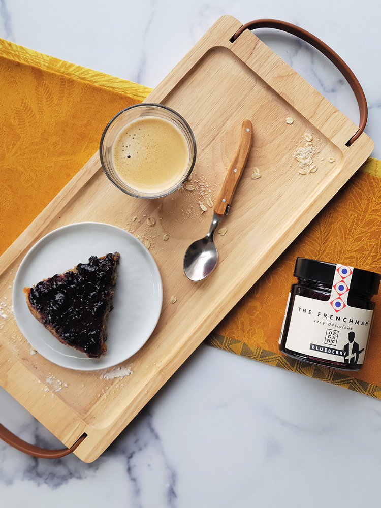 Blueberry Jam and Oat Breakfast&nbsp;Cake